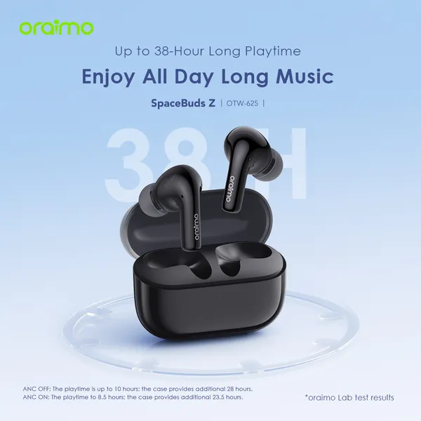 Oraimo SpaceBuds Z ANC True Wireless Earbuds with Spatial Audio - Image 7
