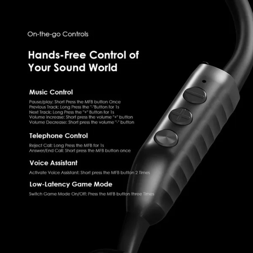 Oraimo OpenCirclet 2 IPX5 Steps Tracking Open-Ear Headphones - Image 13