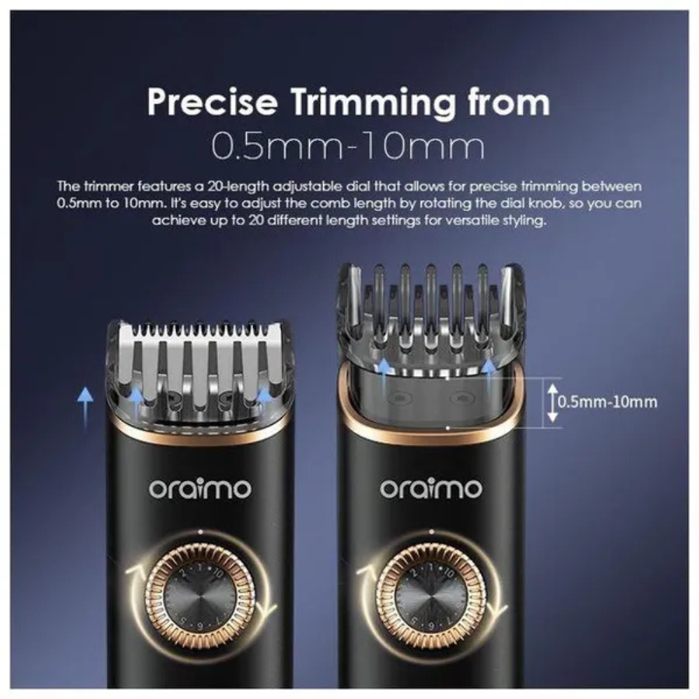 Oraimo SmartTrimmer 2 Classy 20-Length Adjustable Trimmer - Image 4