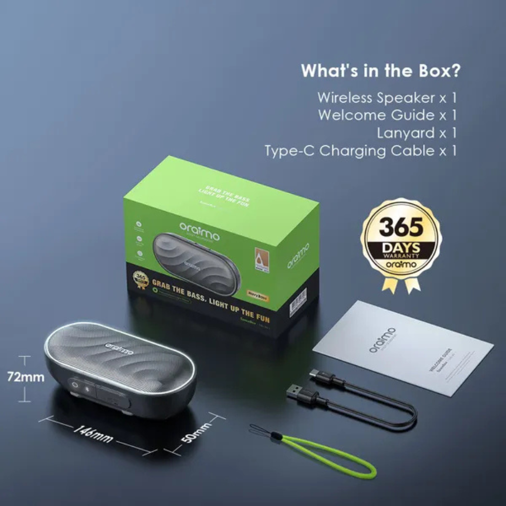 Oraimo SpaceBox 8W FM Wireless Speaker - Image 12