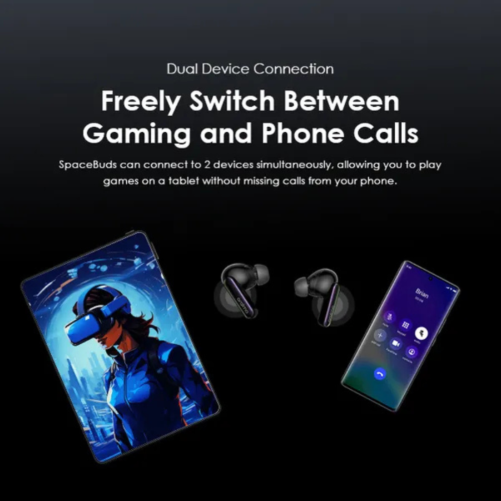 Oraimo SpaceBuds Hybrid ANC True Wireless Earbuds Customized Voice Prompt - Image 12