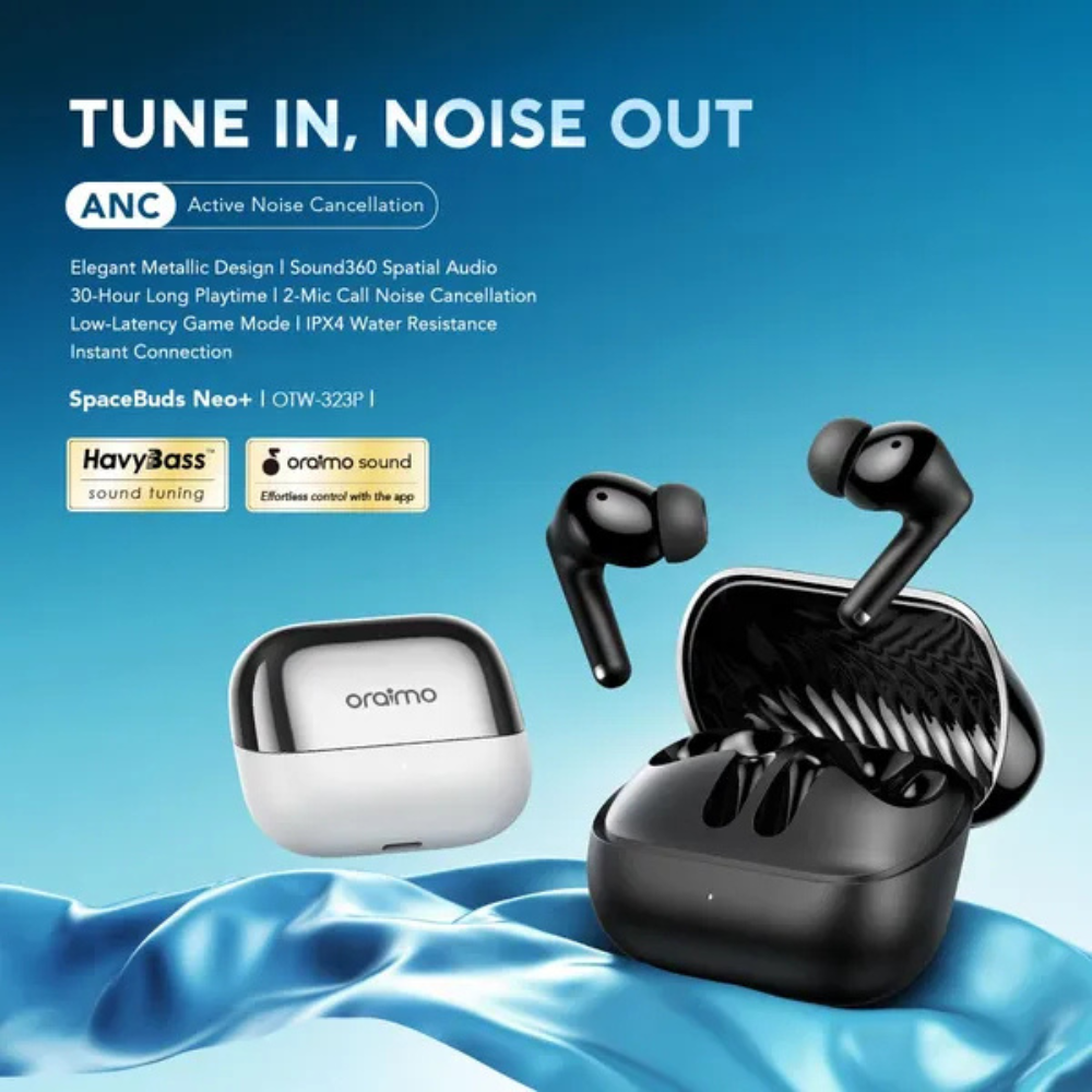 Oraimo SpaceBuds Neo+ ANC Spatial Audio True Wireless Earphones - Image 2