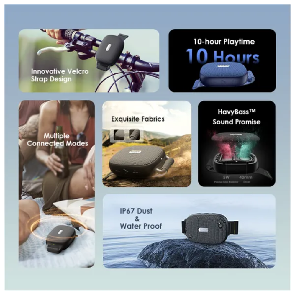 Oraimo Wrap 5W FM IP67 Wireless Speaker - Image 3