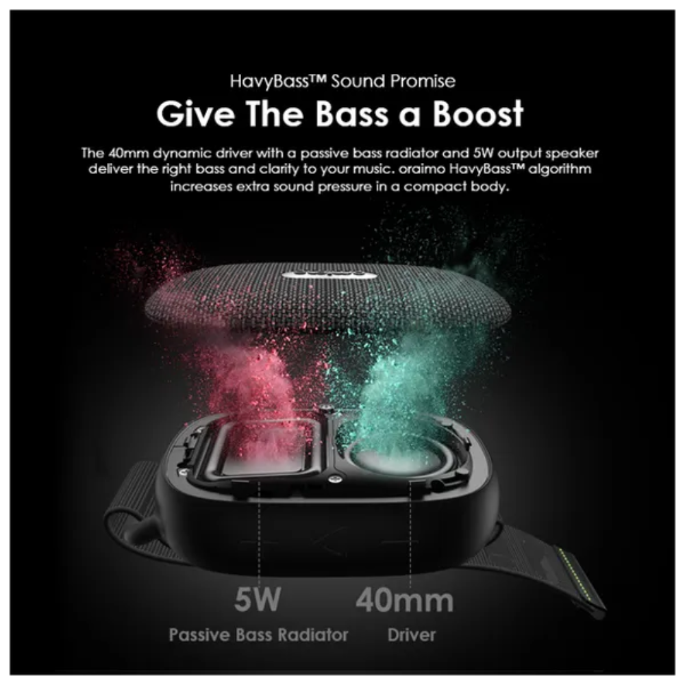 Oraimo Wrap 5W FM IP67 Wireless Speaker - Image 6