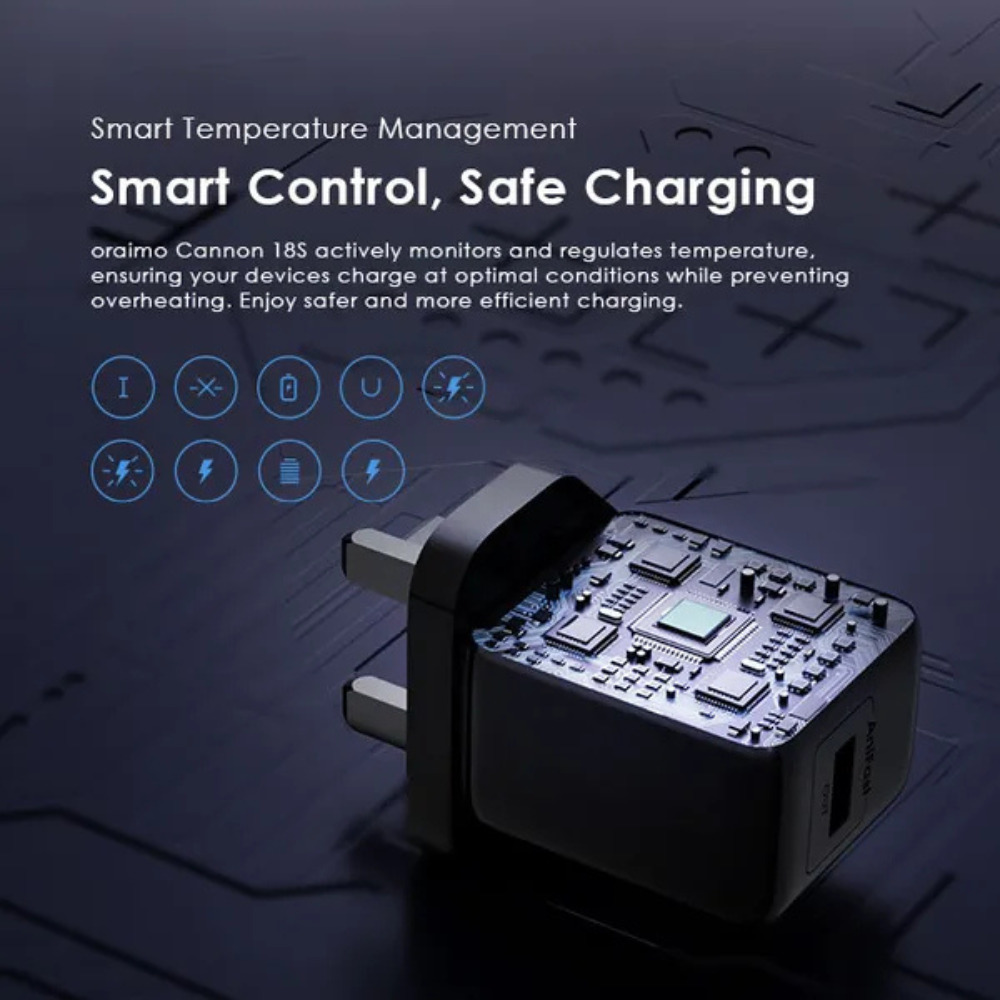 Oraimo Cannon 18S 18W Wall Charger Kit - Image 4