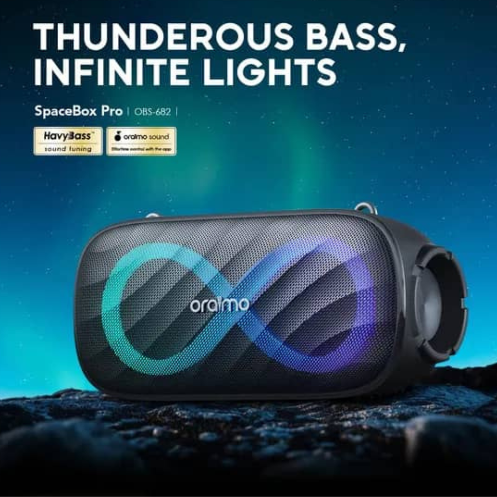 Oraimo SpaceBox Pro 80W Karaoke-Support Wireless Speaker - Image 3