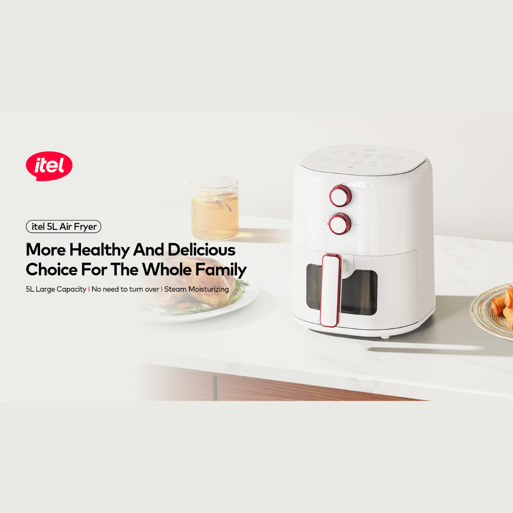 Itel 5L Temperature Control Oil-free Air Fryer (IAF-001) Airfryer - Image 5