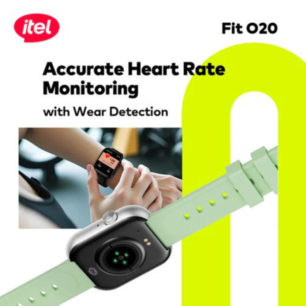 Itel SmartWatch Fit 020 2.04" HD Display IP68 AI-Powered New O20 - Image 3