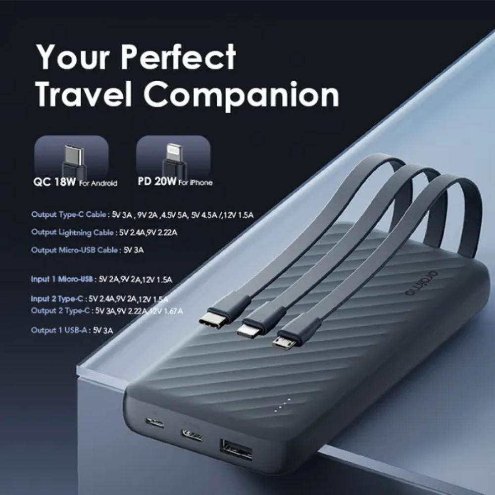 Oraimo Slice Link Pro 10000mAh 22.5W Power Bank - Image 3