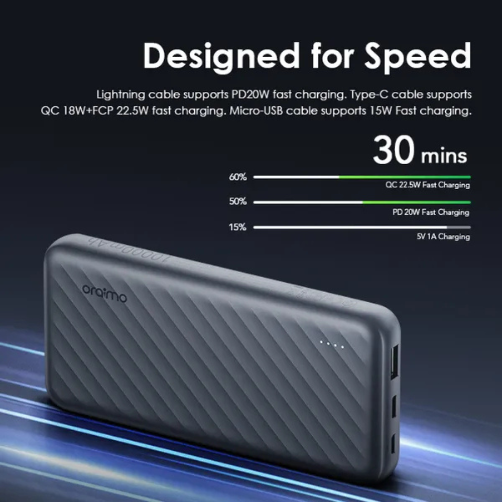 Oraimo Slice Link Pro 10000mAh 22.5W Power Bank - Image 4