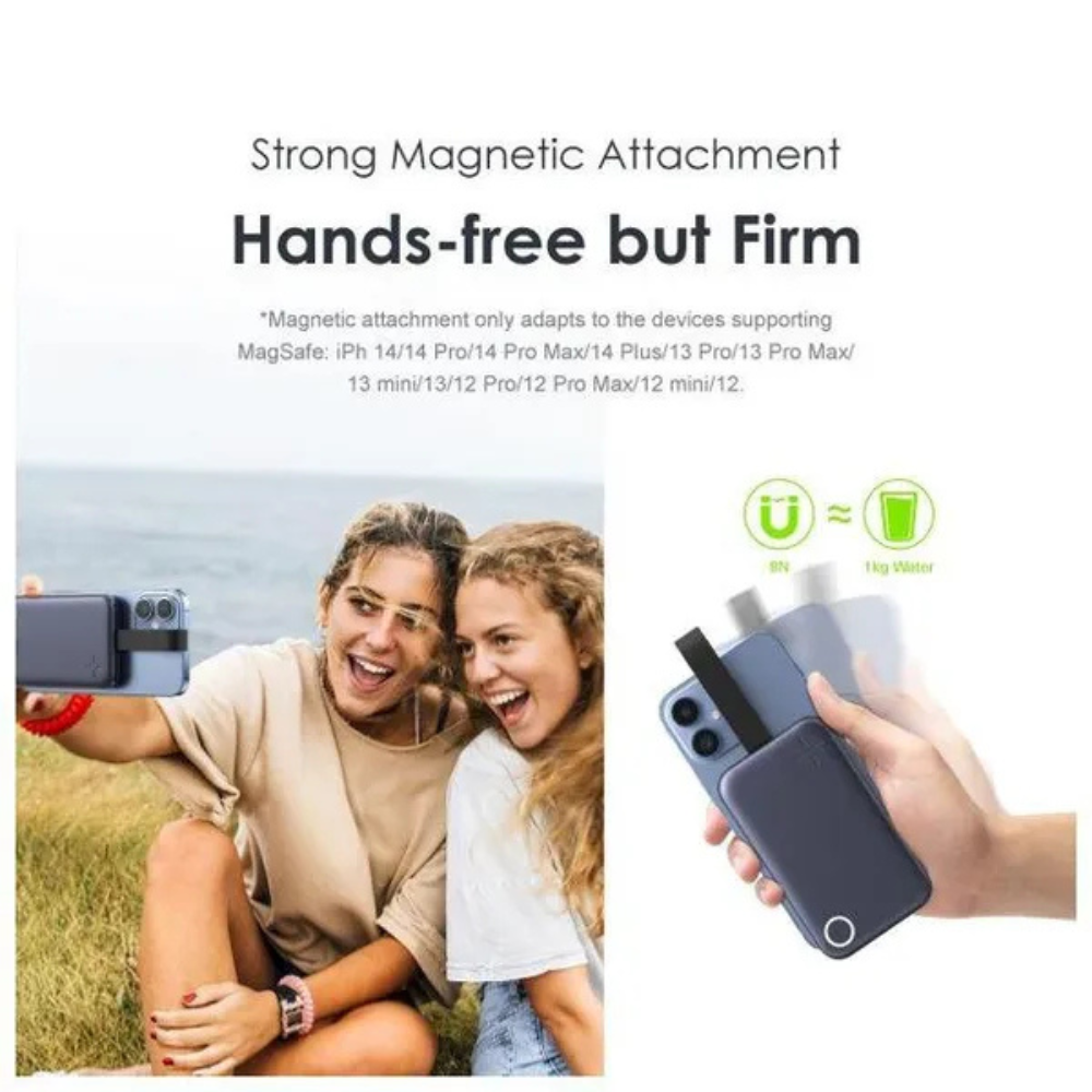 Oraimo MagPower 5000mAh Wireless Charge Power Bank - Image 5