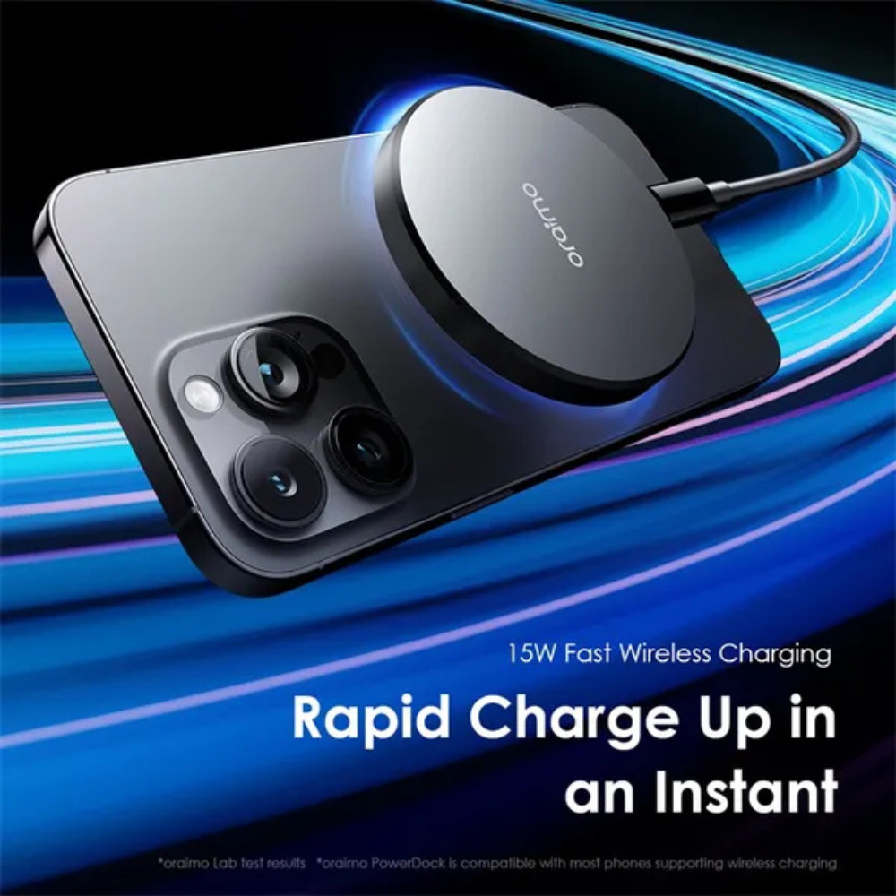 Oraimo PowerDock 15W Magnetic Wireless Charging Pad - Image 4