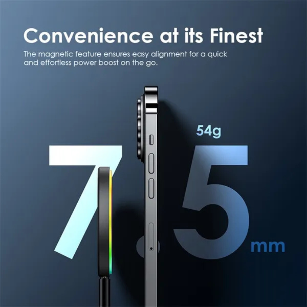 Oraimo PowerDock 15W Magnetic Wireless Charging Pad - Image 5