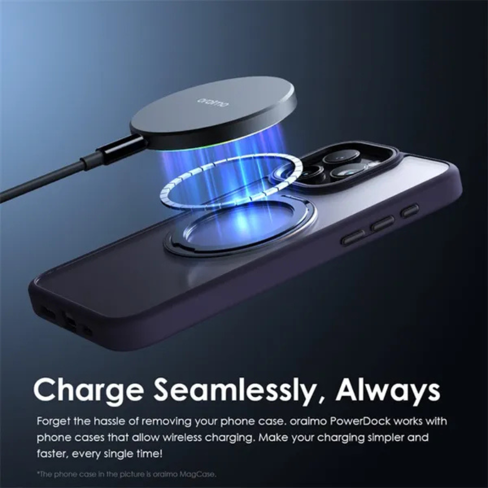 Oraimo PowerDock 15W Magnetic Wireless Charging Pad - Image 8