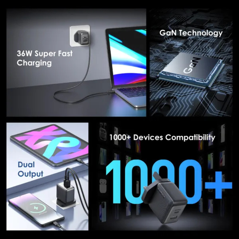 Oraimo PowerGaN 36 Pro 36W Wall Charger Kit - Image 3