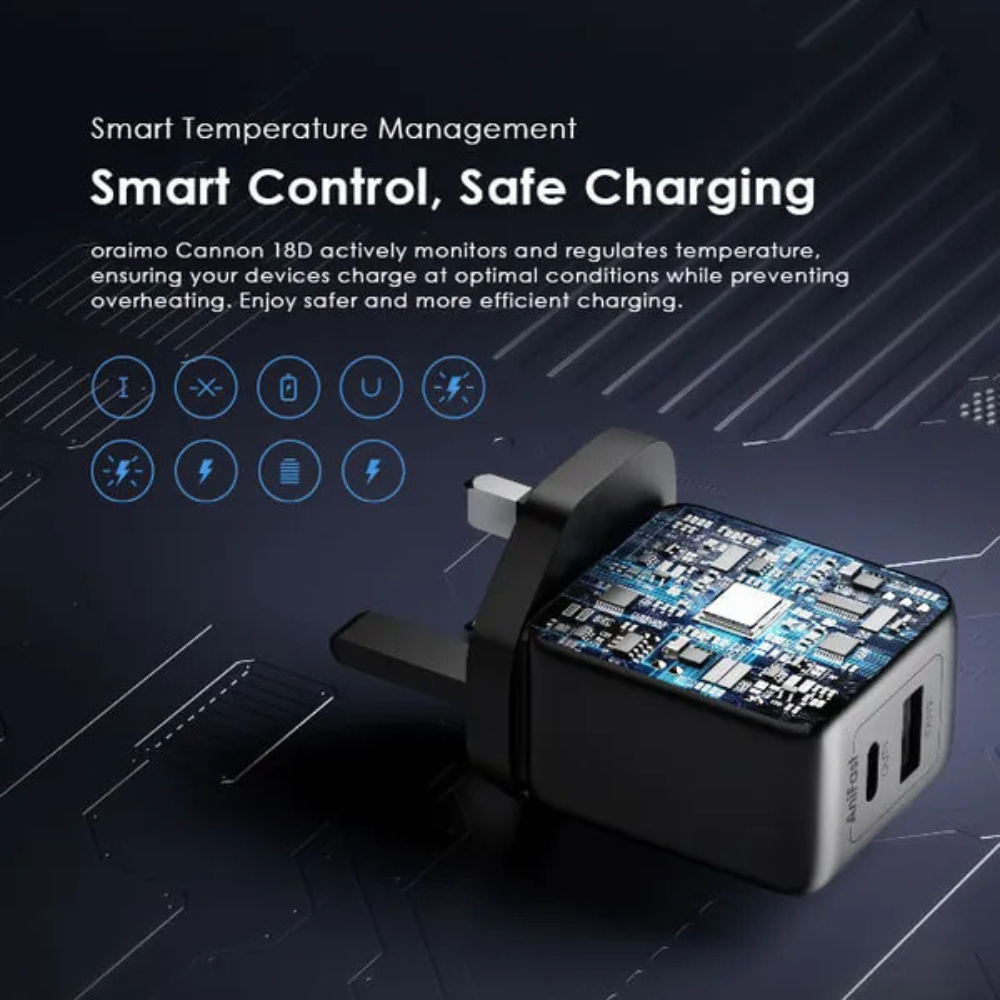 Oraimo Cannon 18D 18W Wall Charger Kit - Image 6
