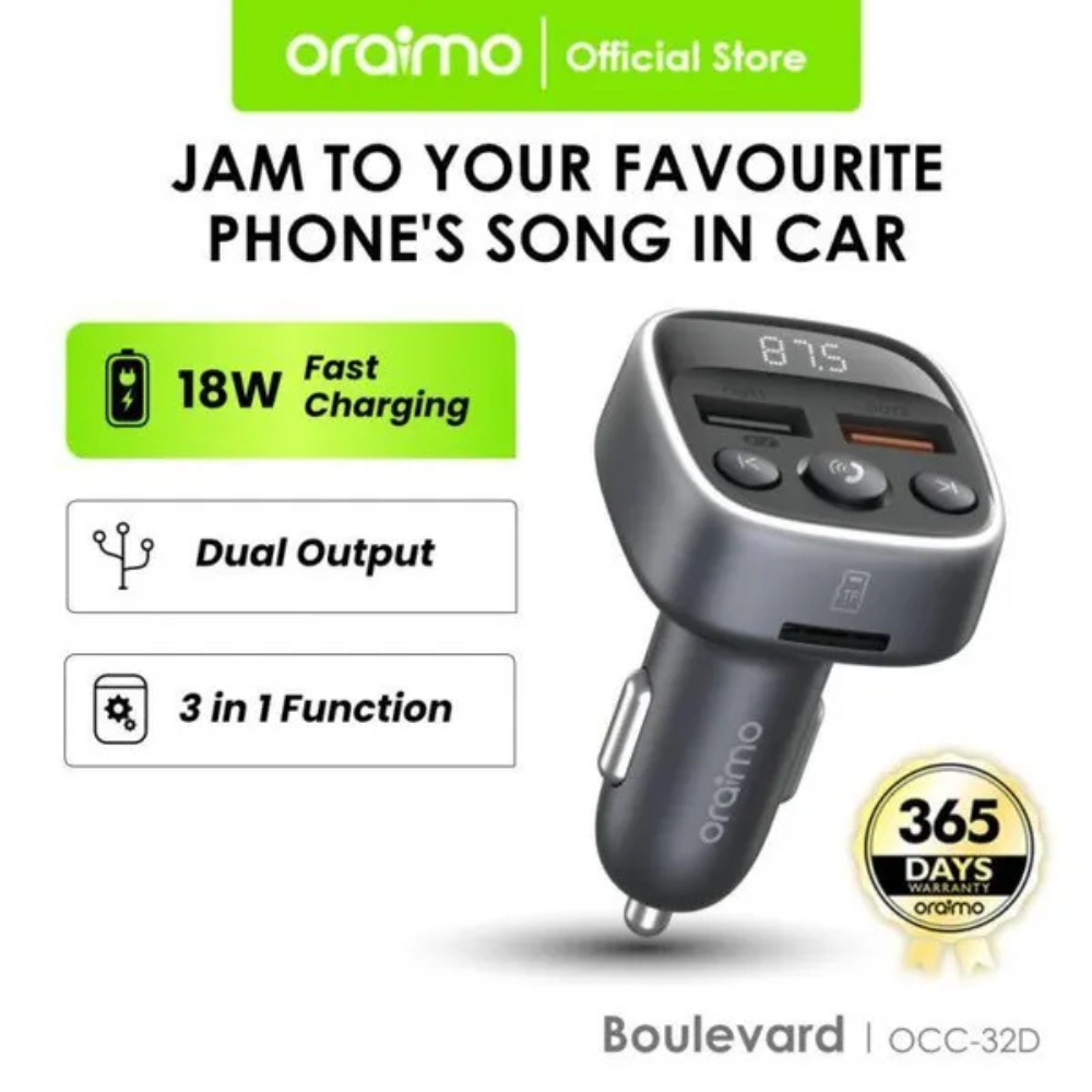 Oraimo Boulevard 18W Car Charger - Image 2
