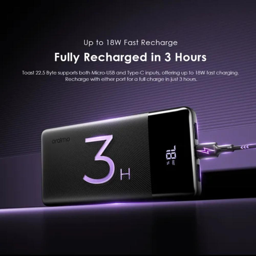 Oraimo Toast 22.5 Byte 10000mAh 22.5W Power Bank - Image 5
