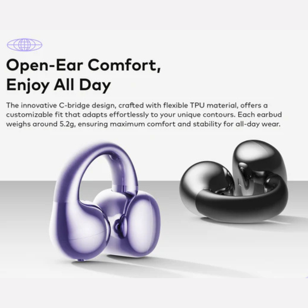 Itel BudsFit 5(IEW-55) Earbuds C-Bridge Design AI NC. - Image 3