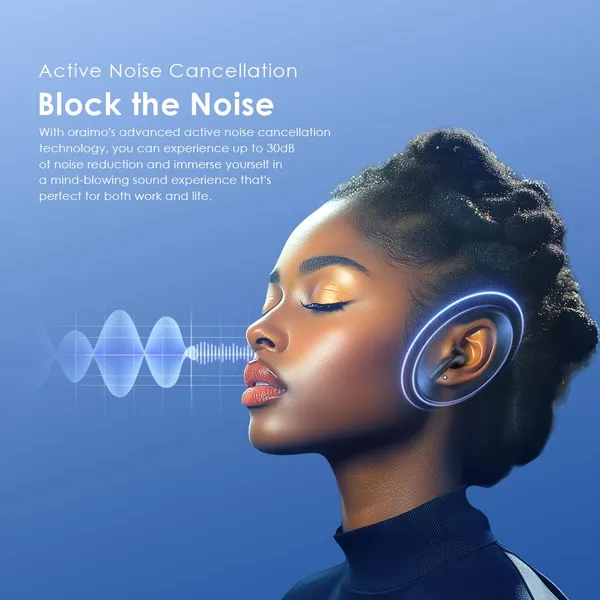 Oraimo SpaceBuds Z ANC True Wireless Earbuds with Spatial Audio - Image 4