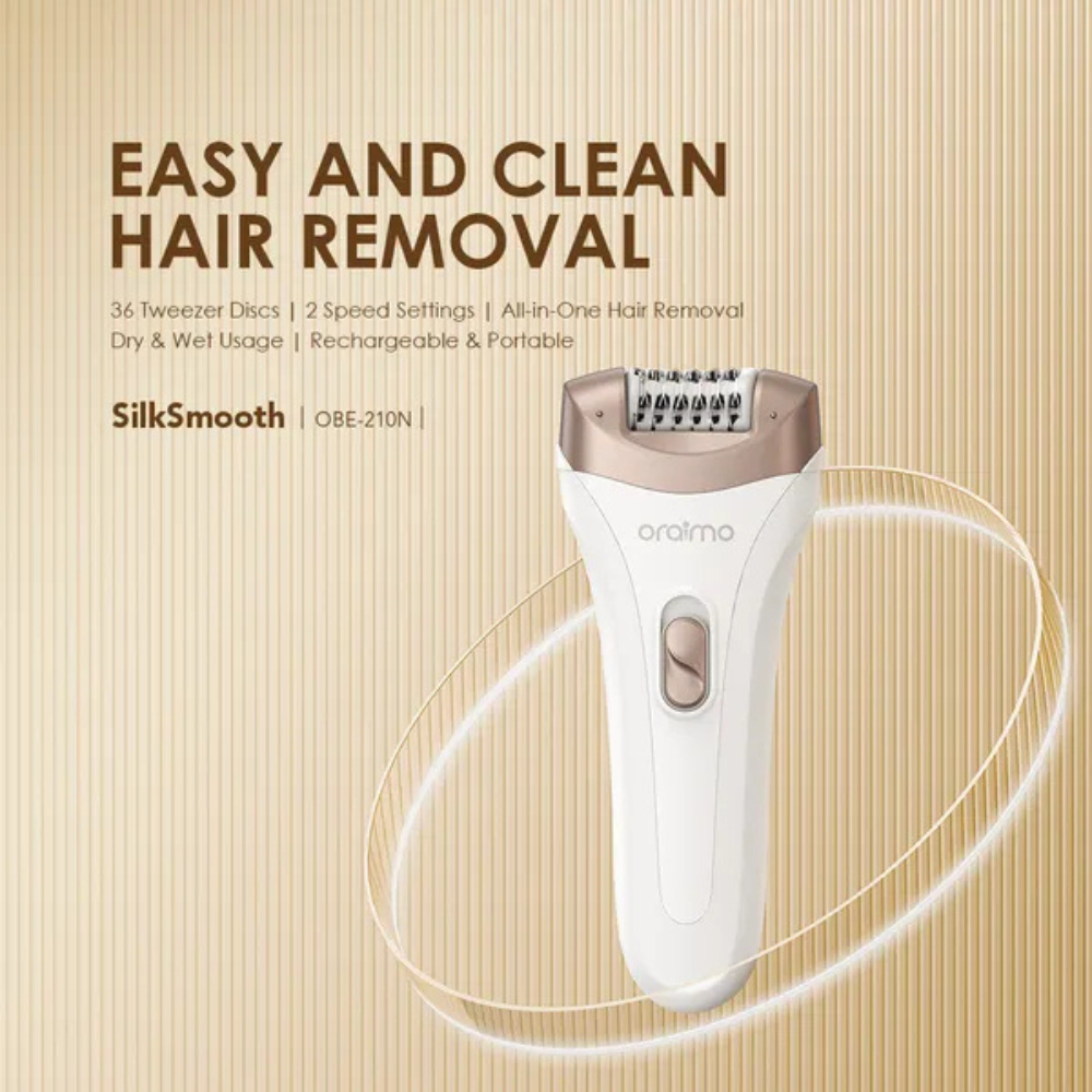 Oraimo SilkSmooth Women Hair Removal Epilator - Image 2