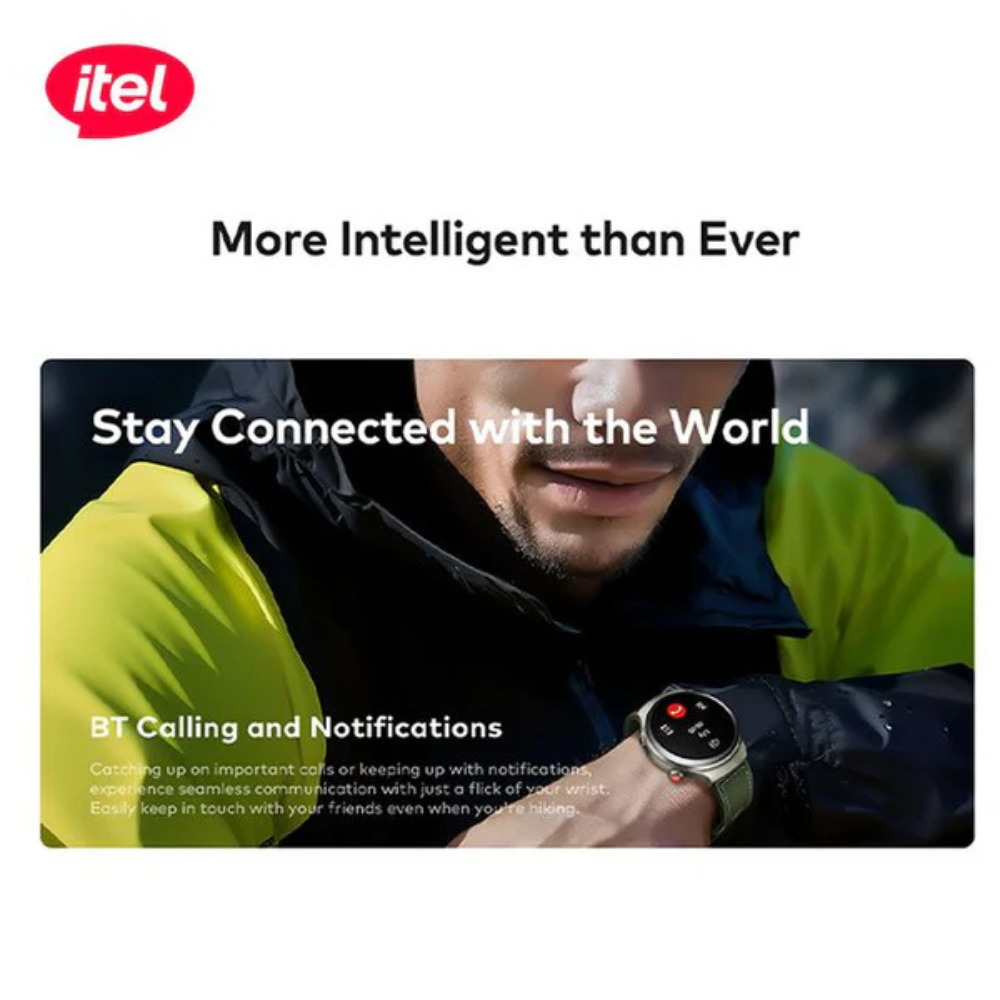 Itel smart Watch Edge R1 Pro O43 Fast Charging AMOLED Display - Image 7