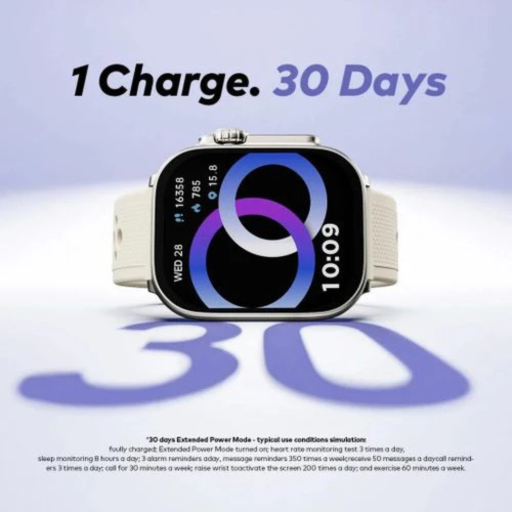 Itel 2.01" ISW-L1 Lux HD+ Scratch & Water Proof Smart Watch - Image 2