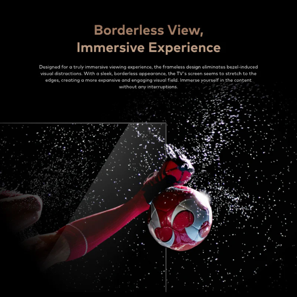 Itel 32''QLED Android Smart TV grade-A display 20W HIFI Frameless Design Black - Image 7