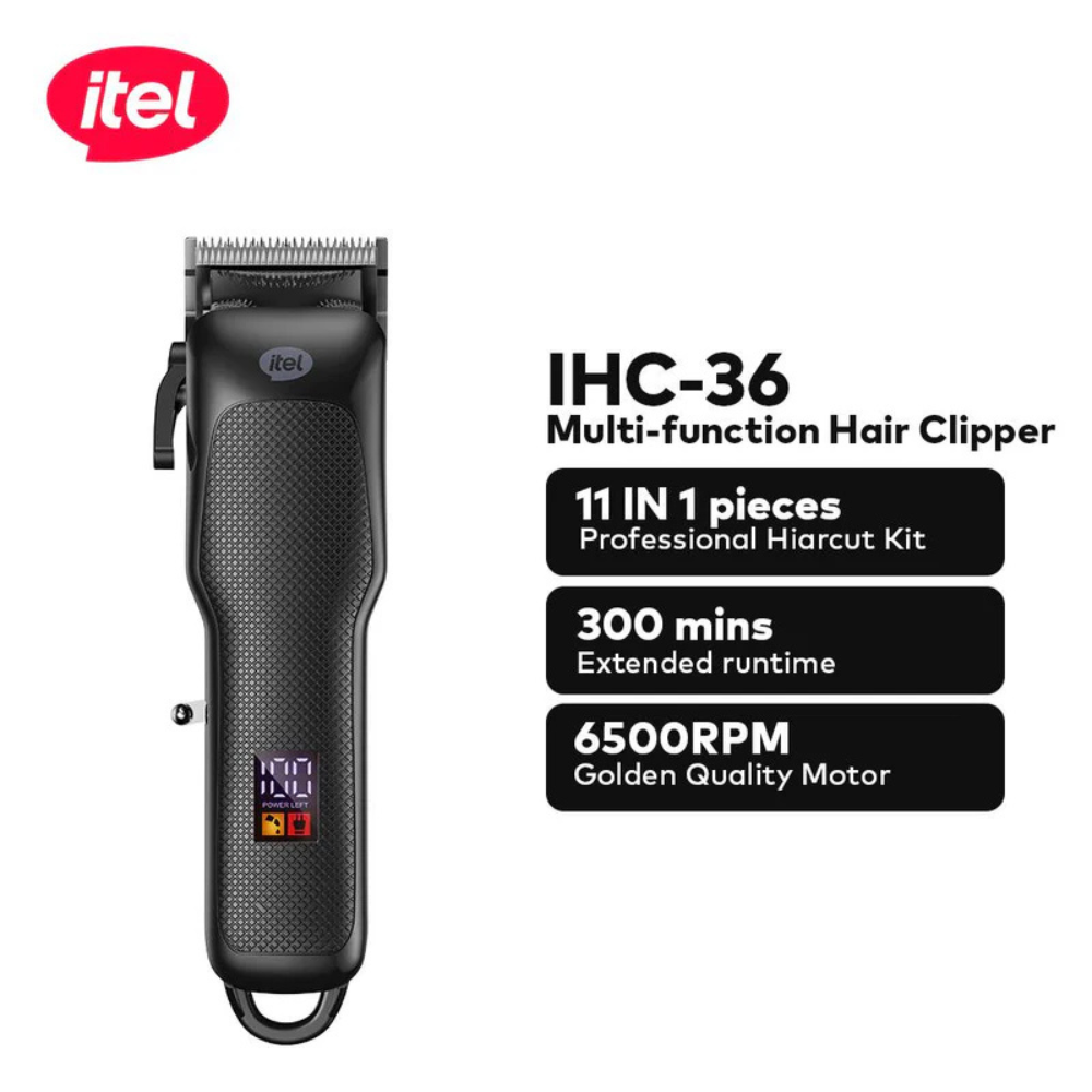 Itel Hair Clipper IHC-36 Multi-Function 5W 2000mAh Type C