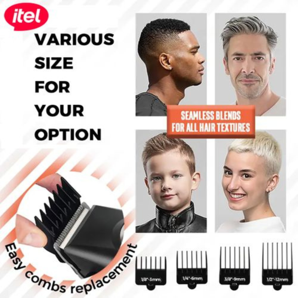 Itel Multi-function Rechargeable Hair Clipper (IHC-38) - Image 2