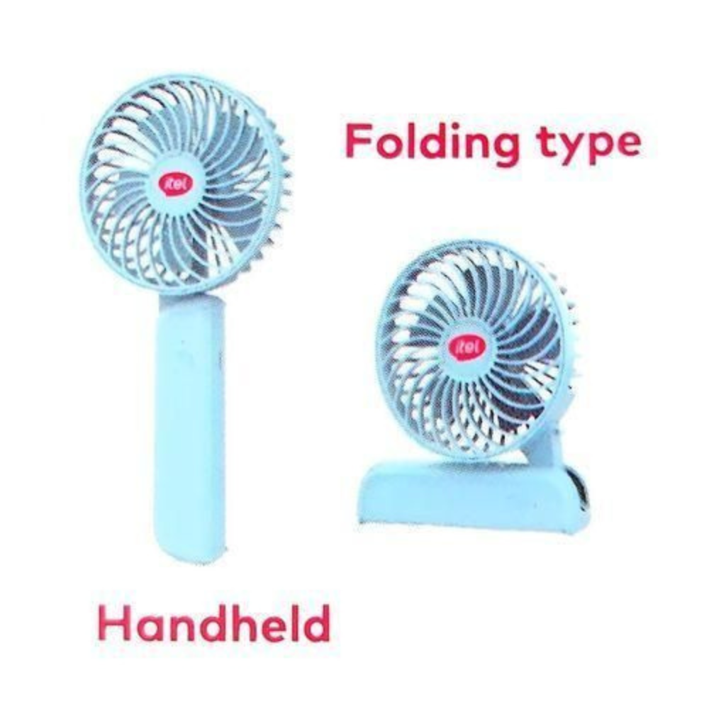 Itel Foldable Handheld Rechargeable Fan - Image 2