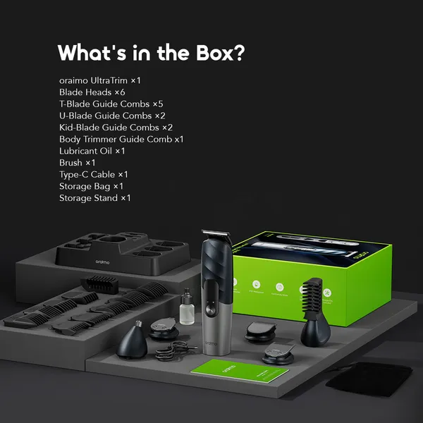 Oraimo UltraTrim 16-In-1 Complete Family Grooming Kit - Image 10