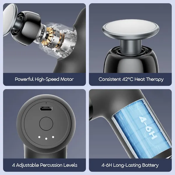 Oraimo NovaShot Air Massage Gun Strong Motor - Image 3