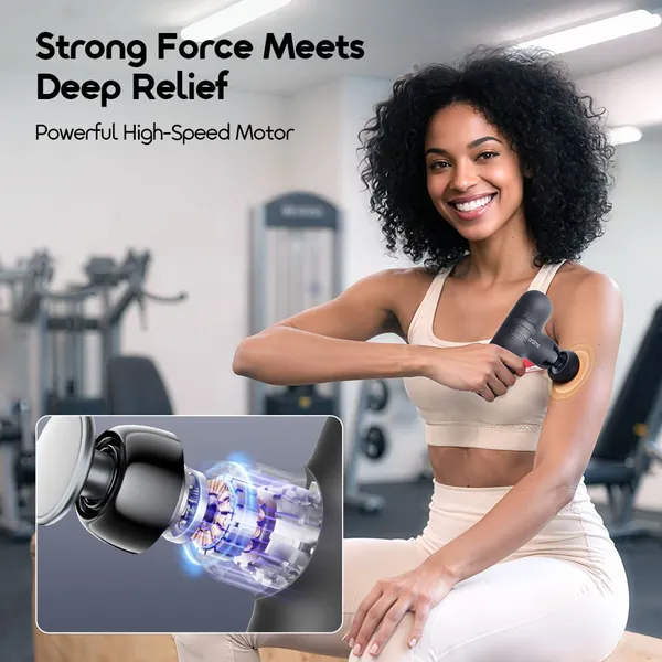 Oraimo NovaShot Air Massage Gun Strong Motor - Image 4